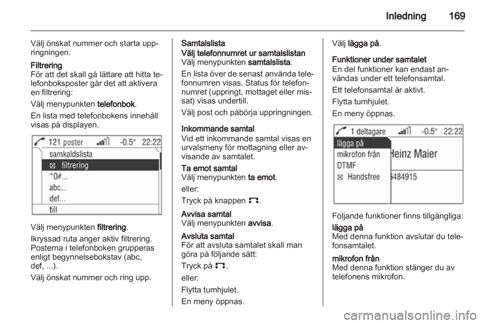 OPEL CORSA 2010.5  Handbok för infotainmentsystem 