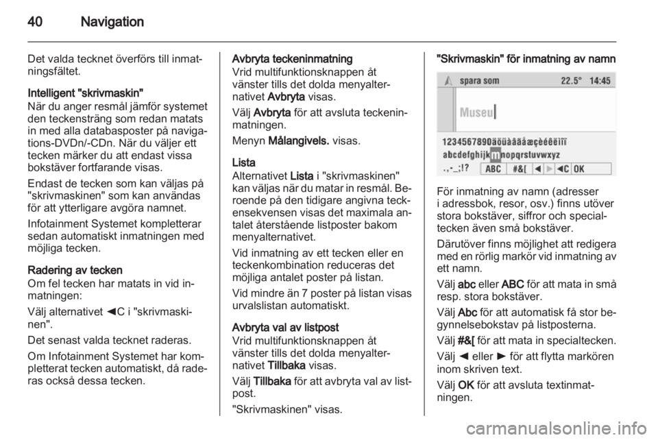 OPEL CORSA 2010.5  Handbok för infotainmentsystem 