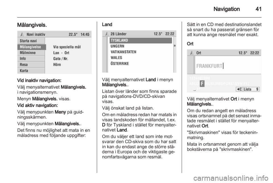 OPEL CORSA 2010.5  Handbok för infotainmentsystem 