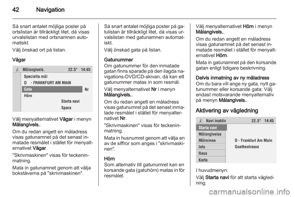 OPEL CORSA 2010.5  Handbok för infotainmentsystem 
