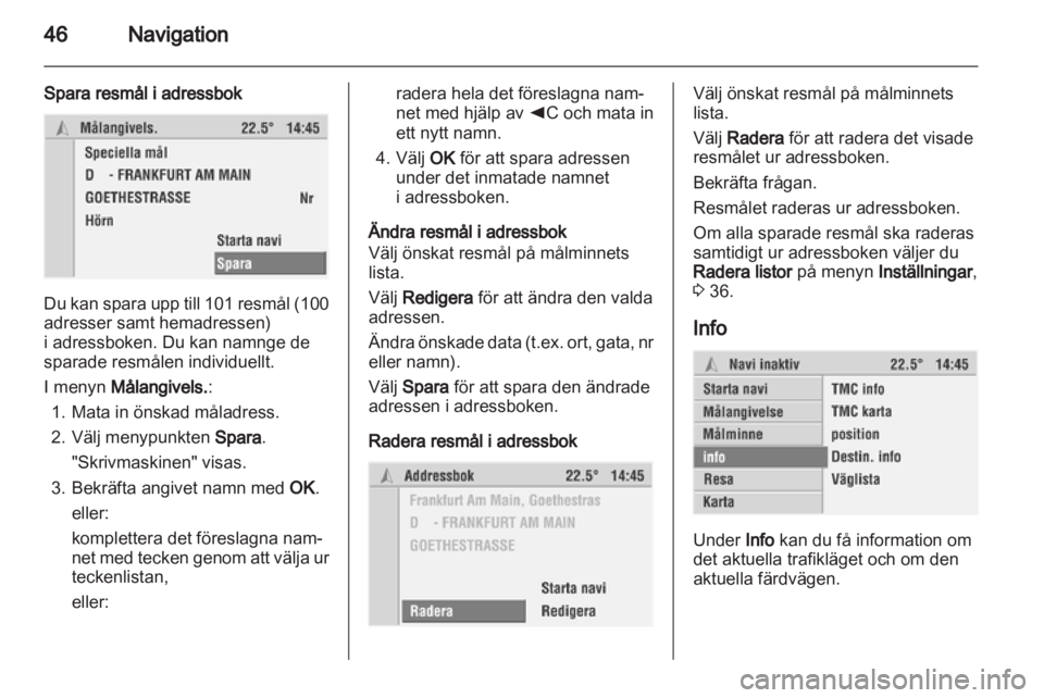 OPEL CORSA 2010.5  Handbok för infotainmentsystem 