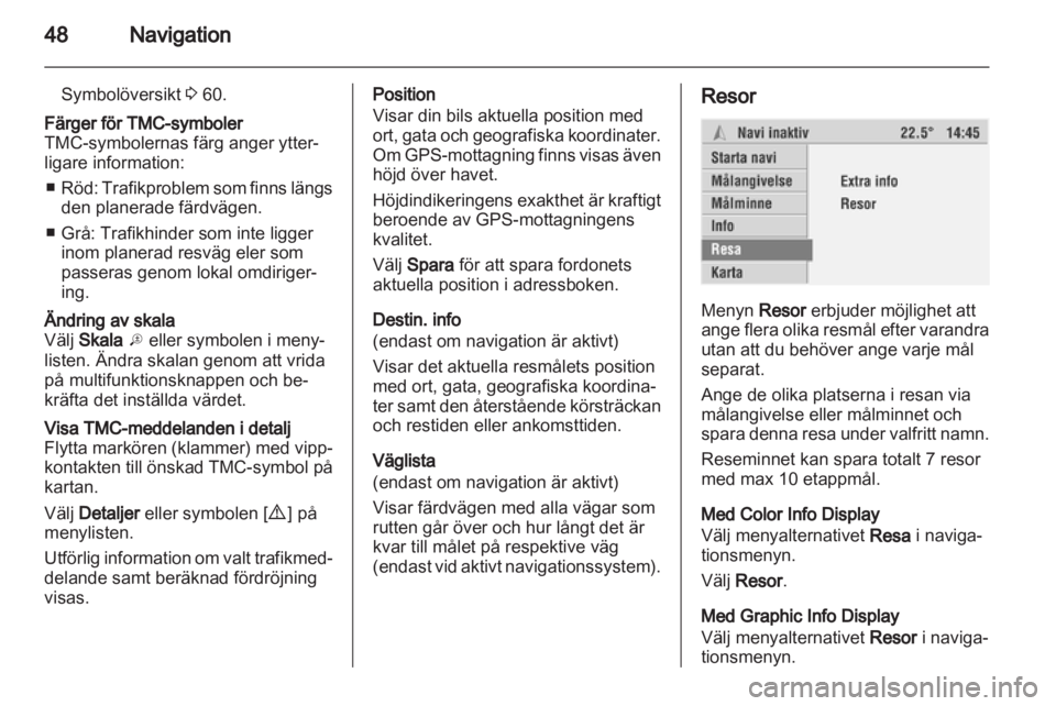 OPEL CORSA 2010.5  Handbok för infotainmentsystem 