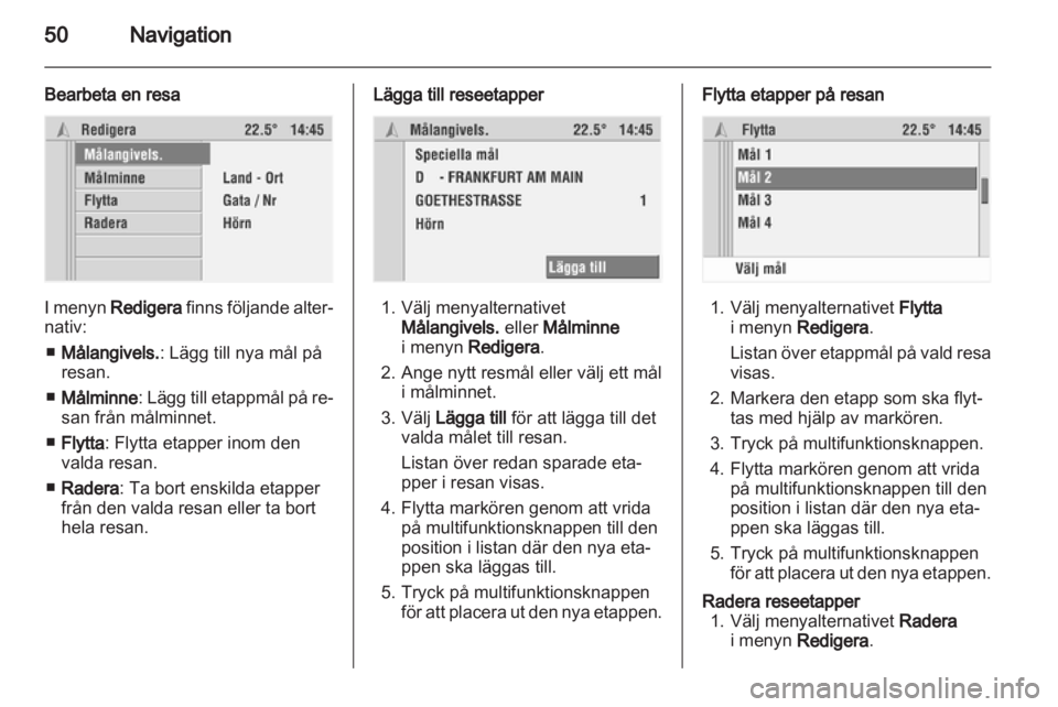 OPEL CORSA 2010.5  Handbok för infotainmentsystem 