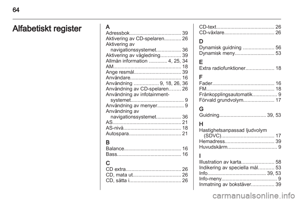 OPEL CORSA 2010.5  Handbok för infotainmentsystem 