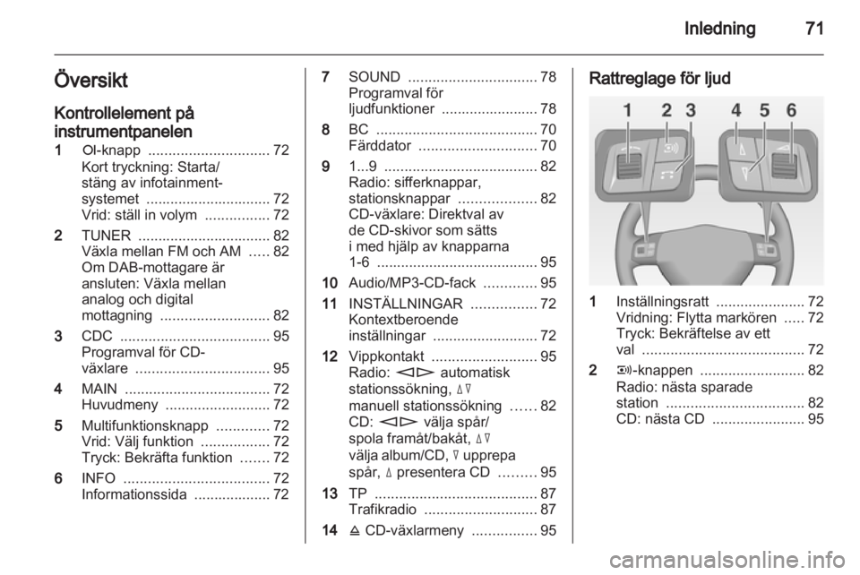 OPEL CORSA 2010.5  Handbok för infotainmentsystem 