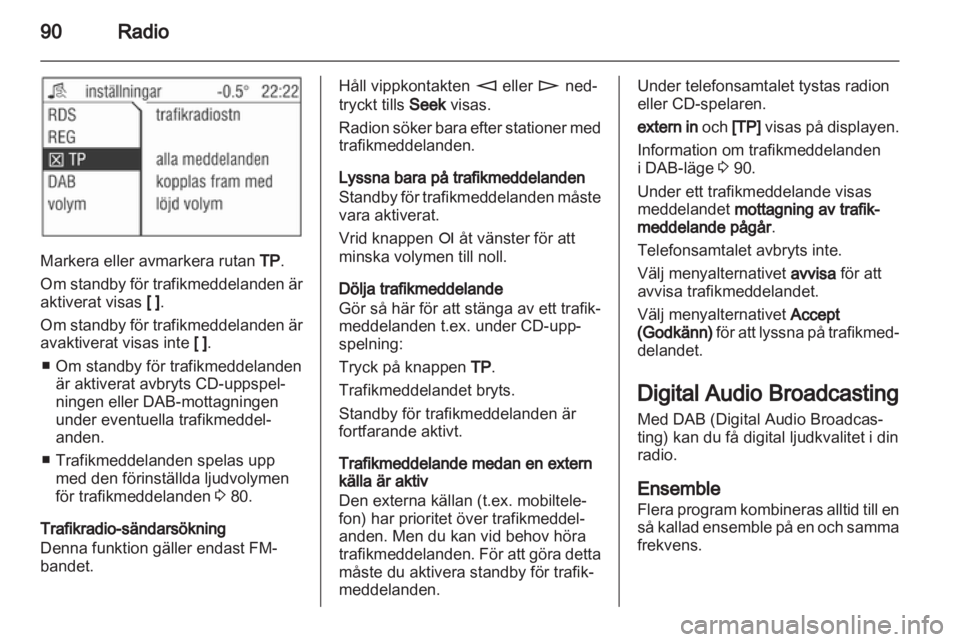 OPEL CORSA 2010.5  Handbok för infotainmentsystem 