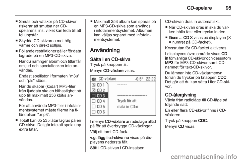 OPEL CORSA 2010.5  Handbok för infotainmentsystem 