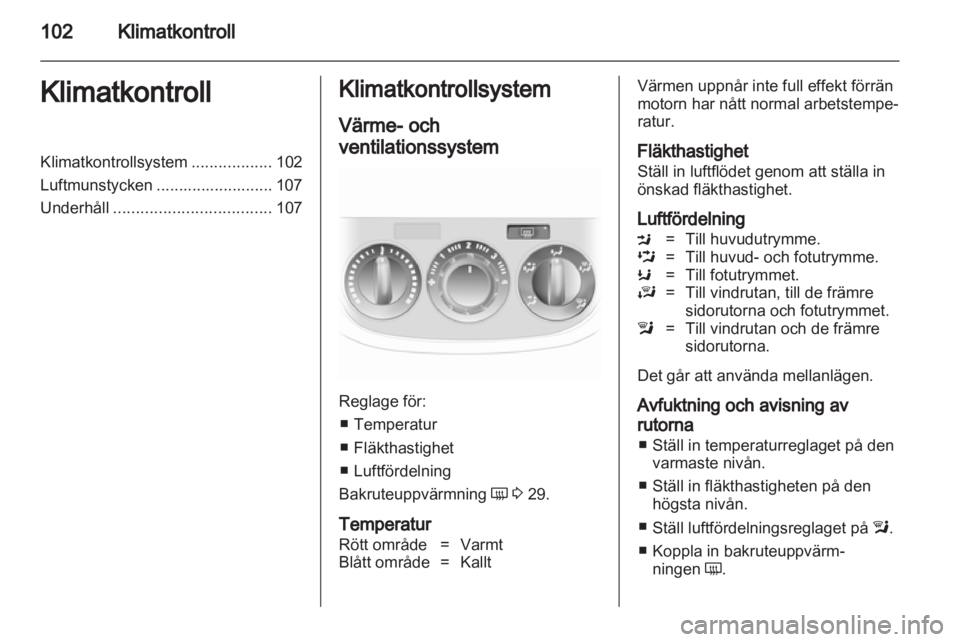 OPEL CORSA 2010.5  Instruktionsbok 
