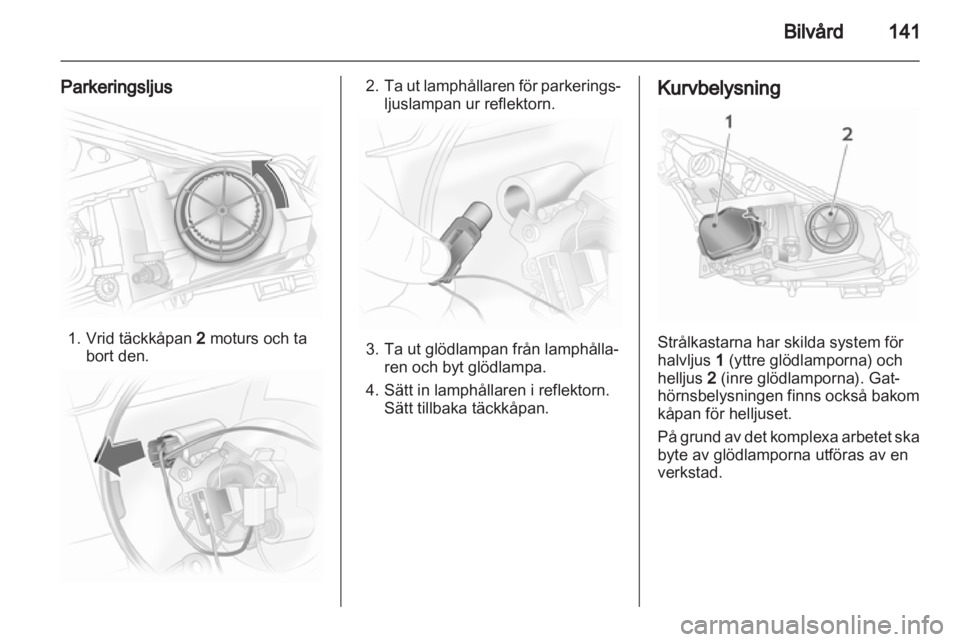 OPEL CORSA 2010.5  Instruktionsbok 