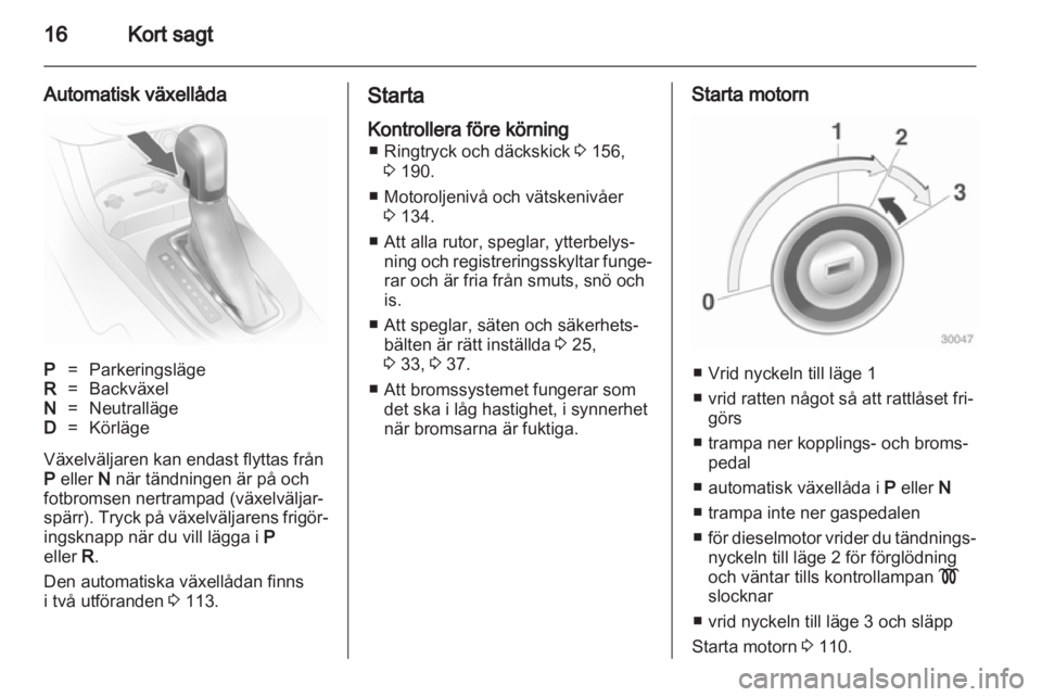 OPEL CORSA 2010.5  Instruktionsbok 