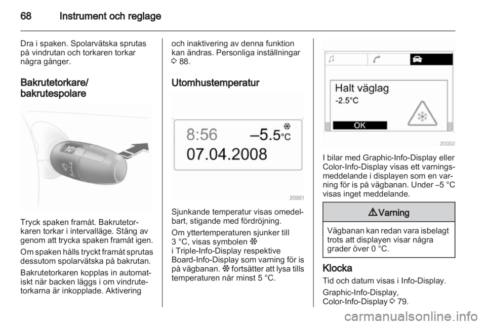 OPEL CORSA 2010.5  Instruktionsbok 