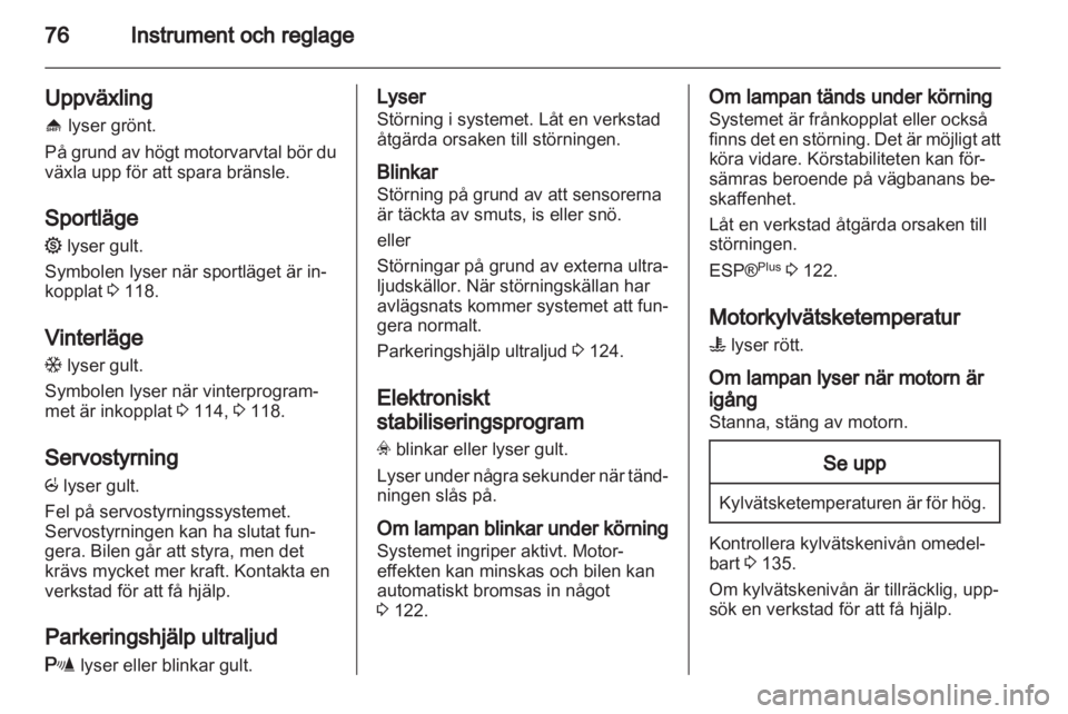 OPEL CORSA 2010.5  Instruktionsbok 