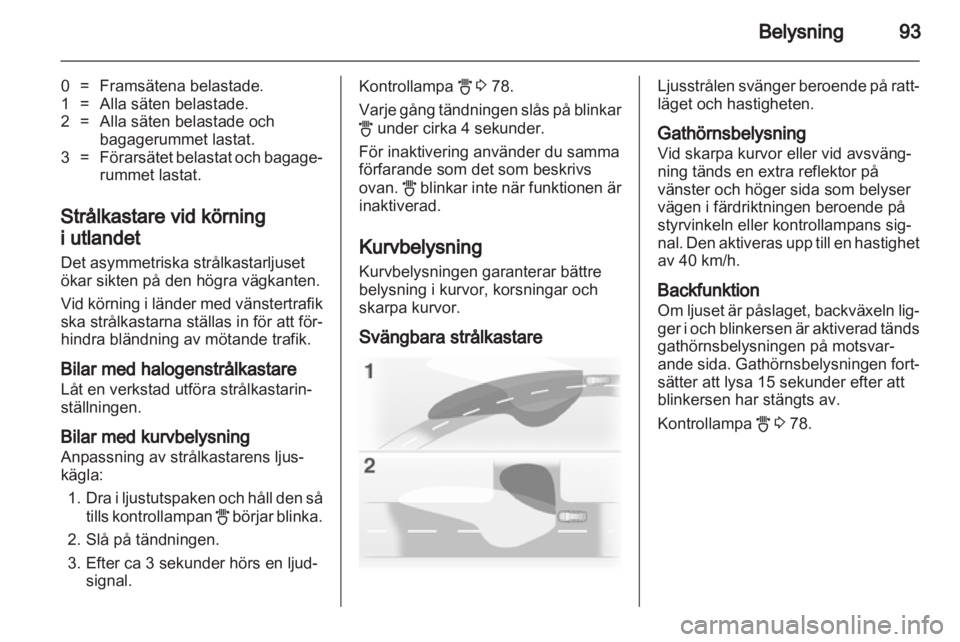 OPEL CORSA 2010.5  Instruktionsbok 