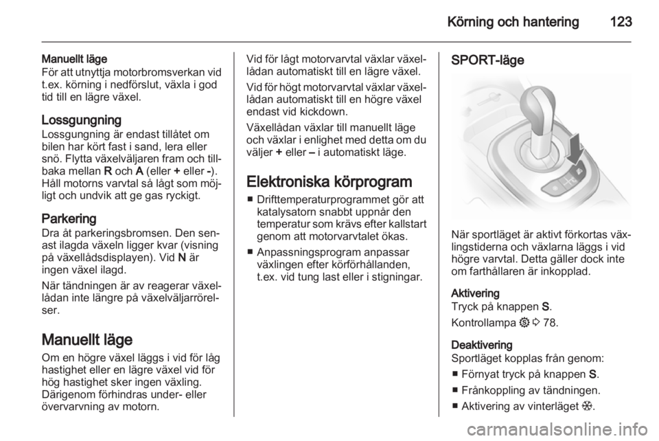 OPEL CORSA 2011  Instruktionsbok 