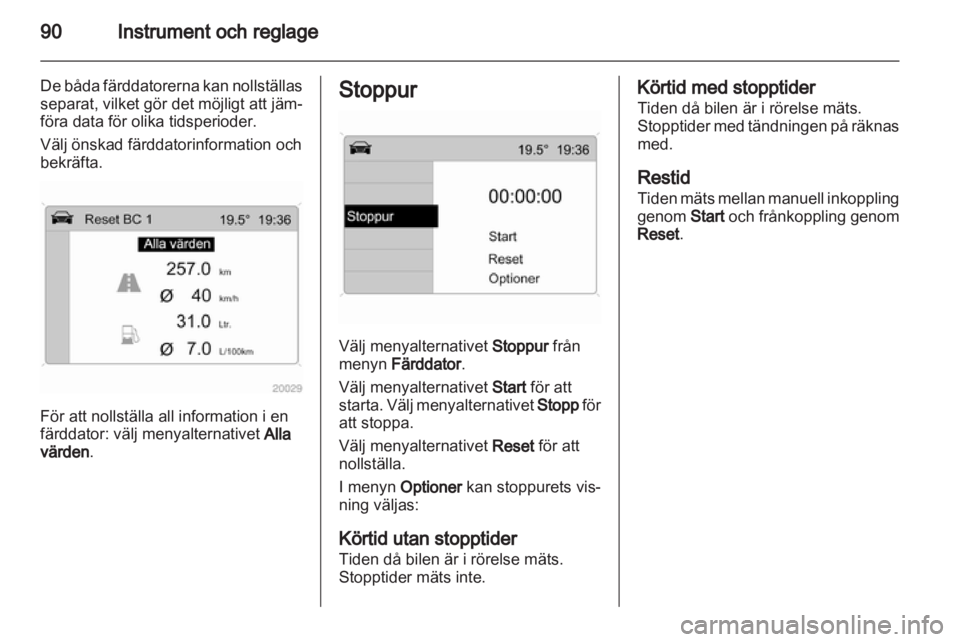 OPEL CORSA 2011  Instruktionsbok 