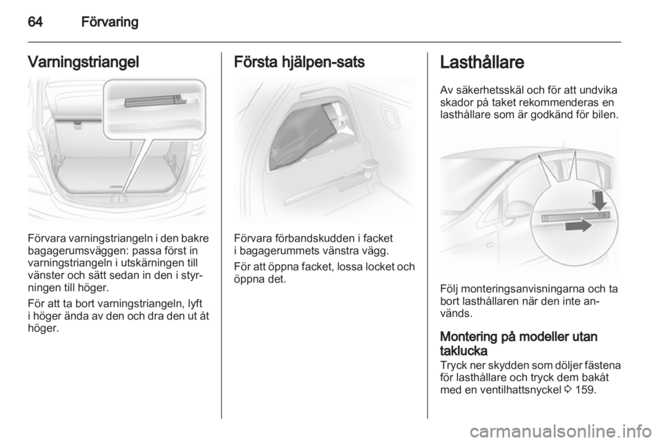 OPEL CORSA 2011.5  Instruktionsbok 