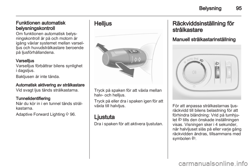 OPEL CORSA 2011.5  Instruktionsbok 