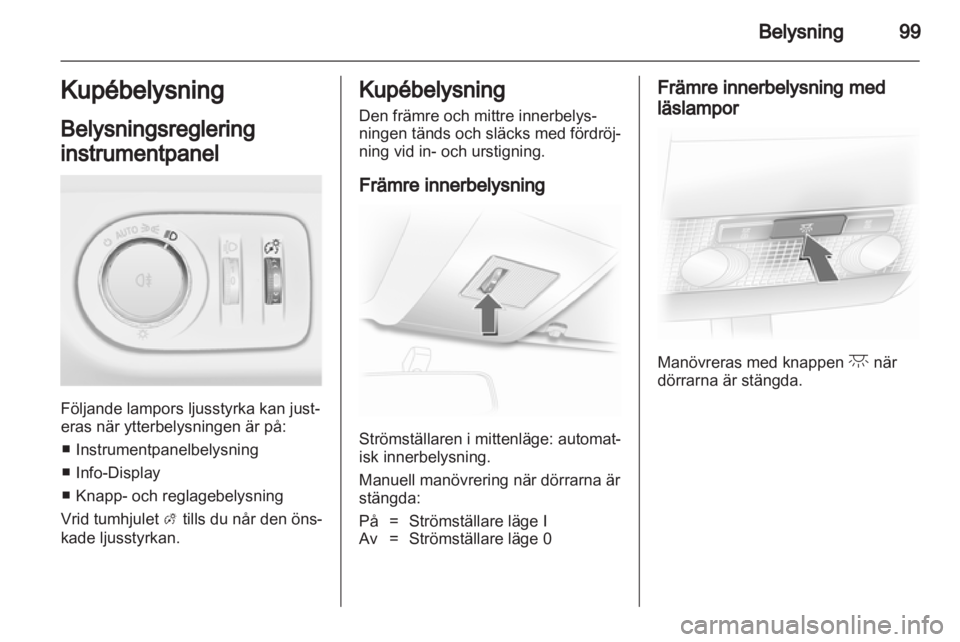 OPEL CORSA 2012  Instruktionsbok 
