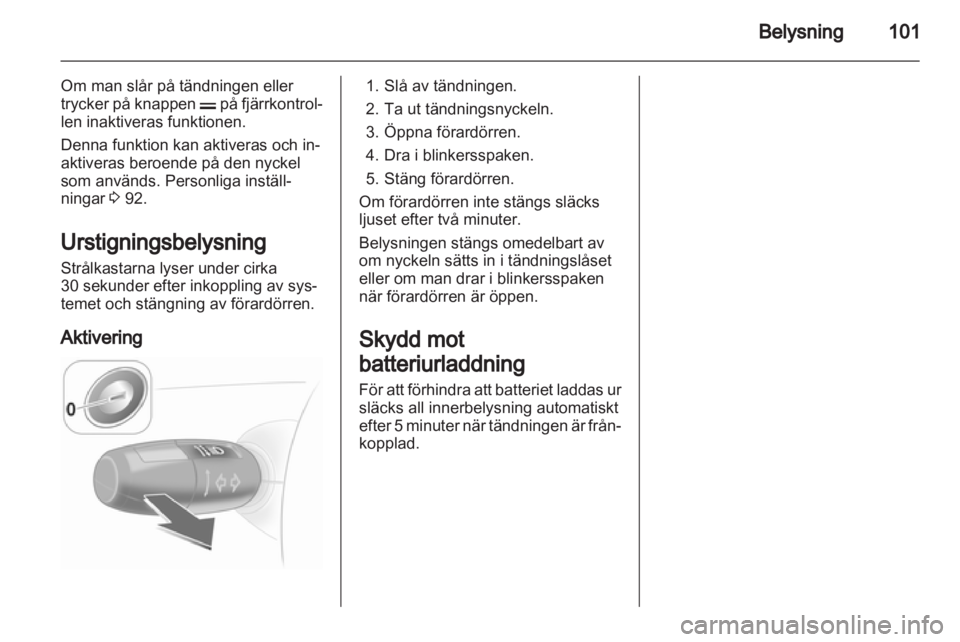 OPEL CORSA 2012  Instruktionsbok 