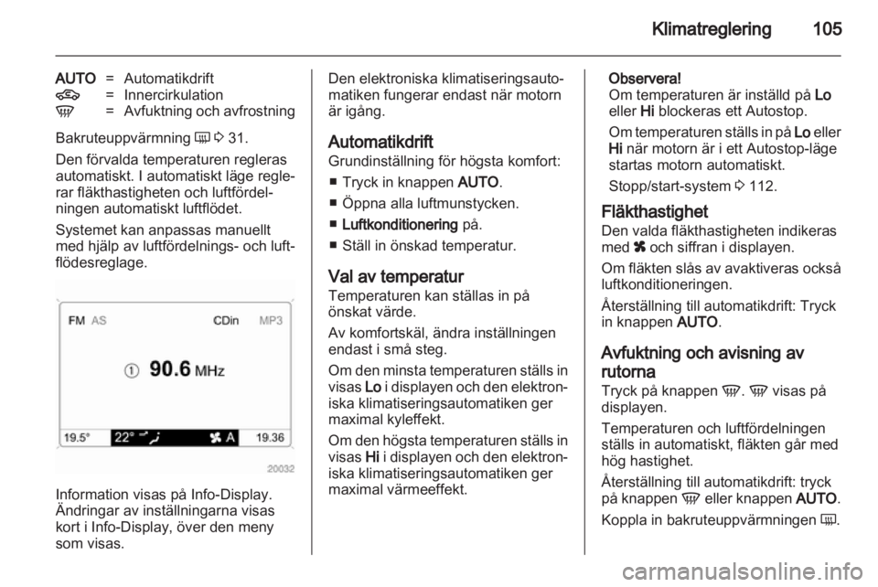 OPEL CORSA 2012  Instruktionsbok 