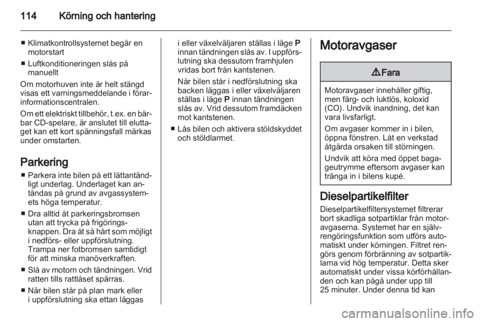 OPEL CORSA 2012  Instruktionsbok 