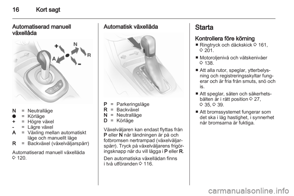 OPEL CORSA 2012  Instruktionsbok 