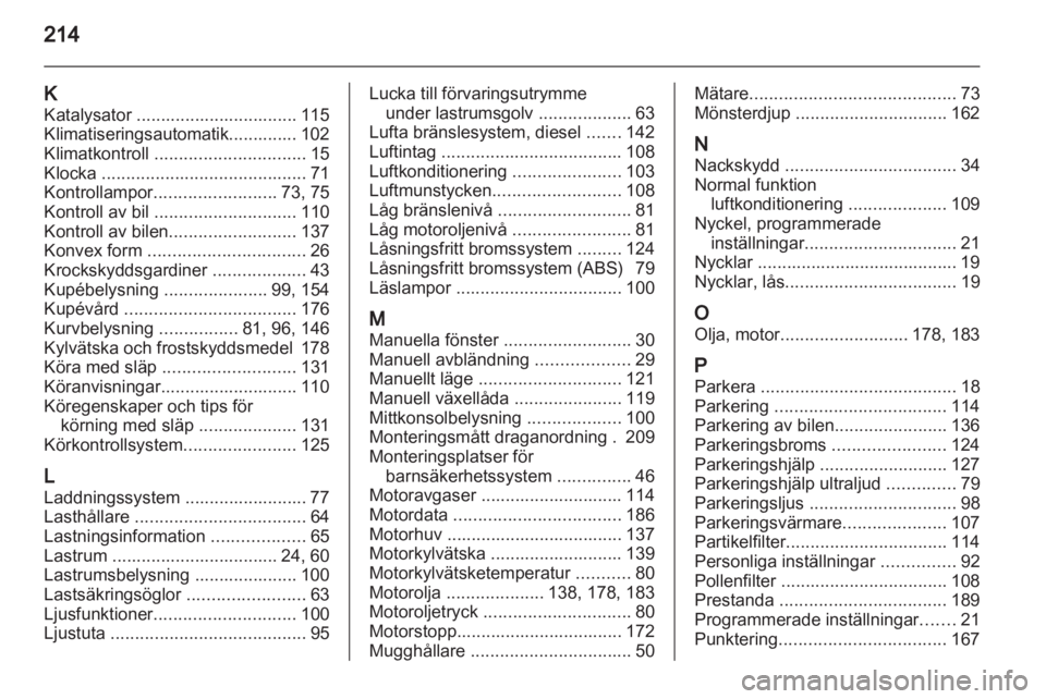 OPEL CORSA 2012  Instruktionsbok 