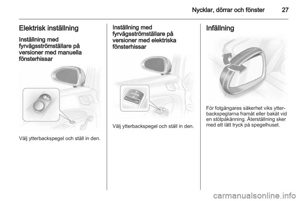 OPEL CORSA 2012  Instruktionsbok 
