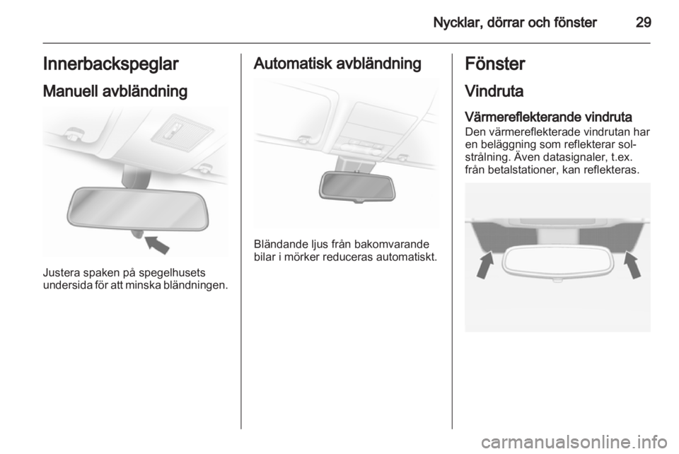 OPEL CORSA 2012  Instruktionsbok 
