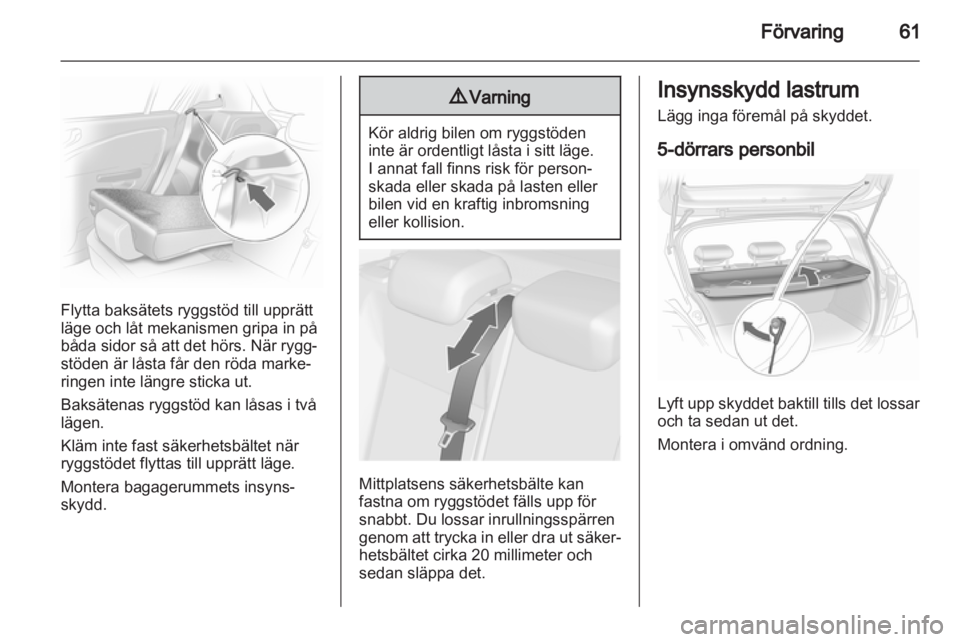 OPEL CORSA 2012  Instruktionsbok 
