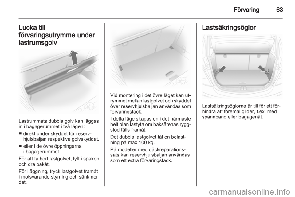 OPEL CORSA 2012  Instruktionsbok 