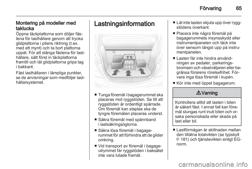 OPEL CORSA 2012  Instruktionsbok 