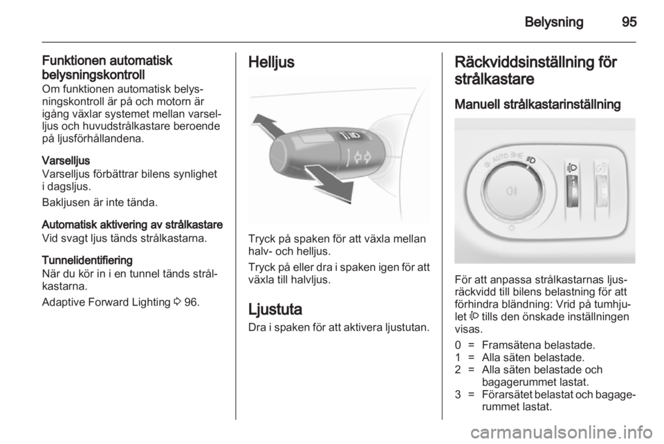 OPEL CORSA 2012  Instruktionsbok 