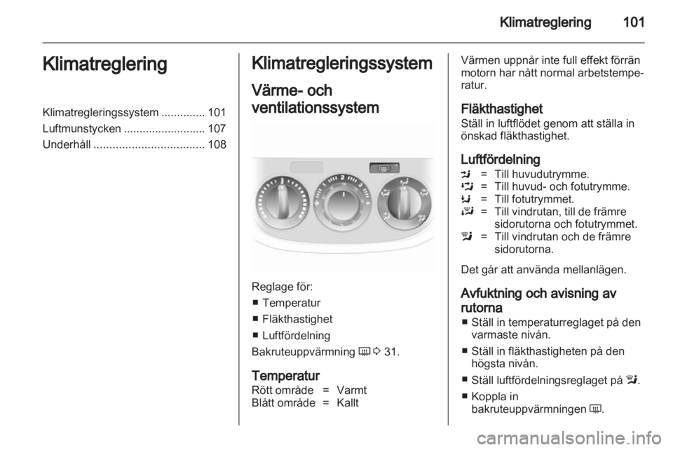OPEL CORSA 2012.5  Instruktionsbok 