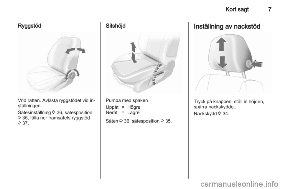 OPEL CORSA 2012.5  Instruktionsbok 
