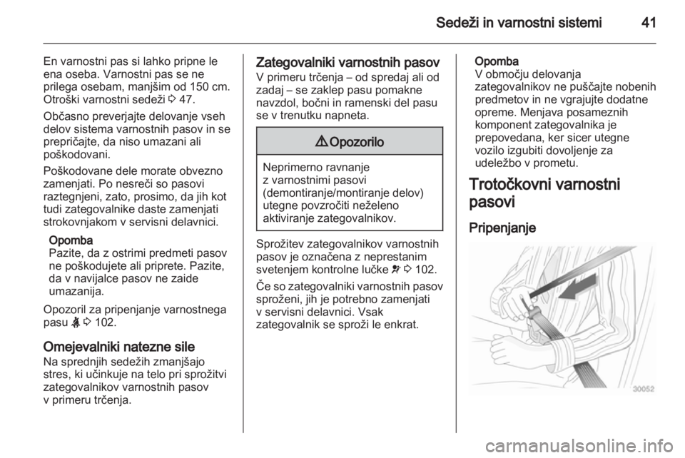 OPEL ASTRA J HB5 & ST 2012  Uporabniški priročnik 