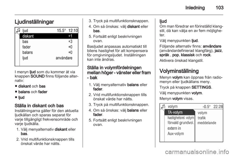 OPEL CORSA 2013  Handbok för infotainmentsystem 