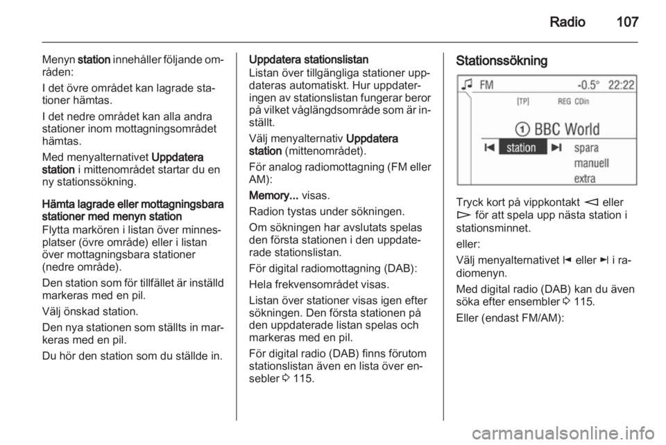 OPEL CORSA 2013  Handbok för infotainmentsystem 