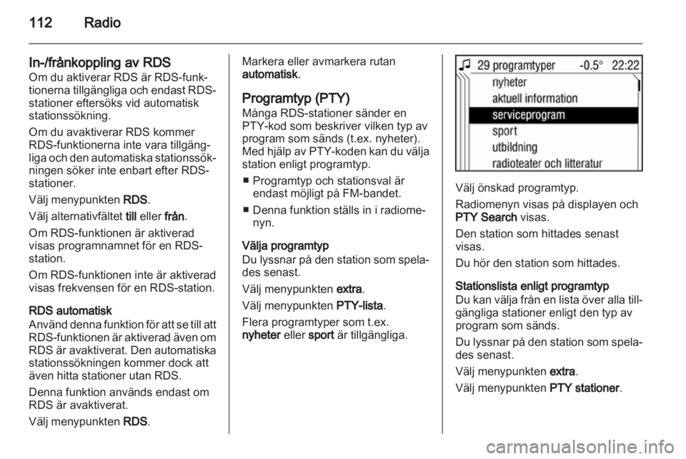 OPEL CORSA 2013  Handbok för infotainmentsystem 