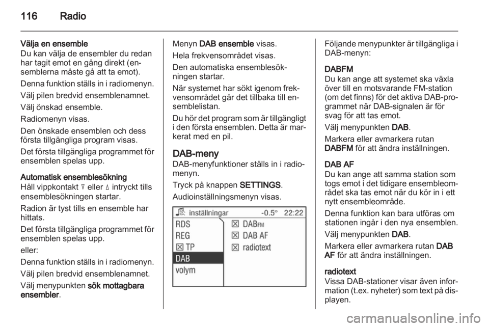 OPEL CORSA 2013  Handbok för infotainmentsystem 