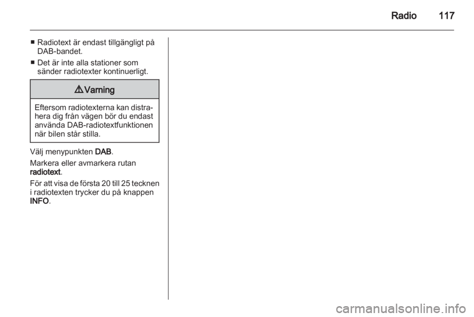 OPEL CORSA 2013  Handbok för infotainmentsystem 