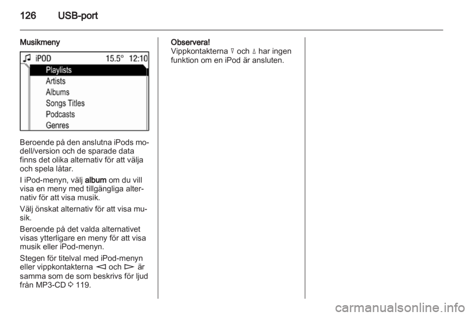 OPEL CORSA 2013  Handbok för infotainmentsystem 