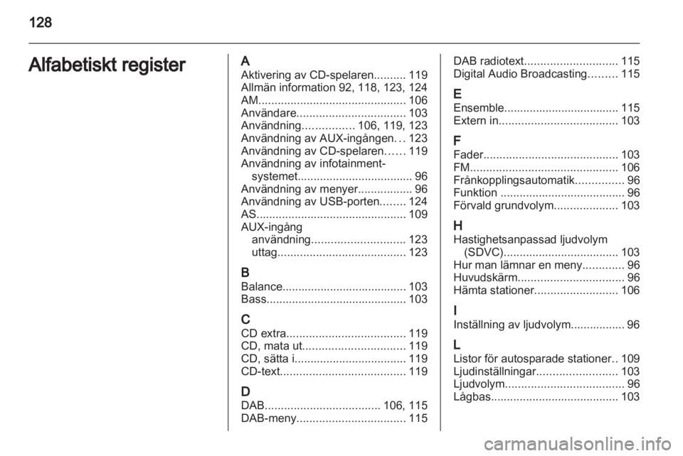 OPEL CORSA 2013  Handbok för infotainmentsystem 