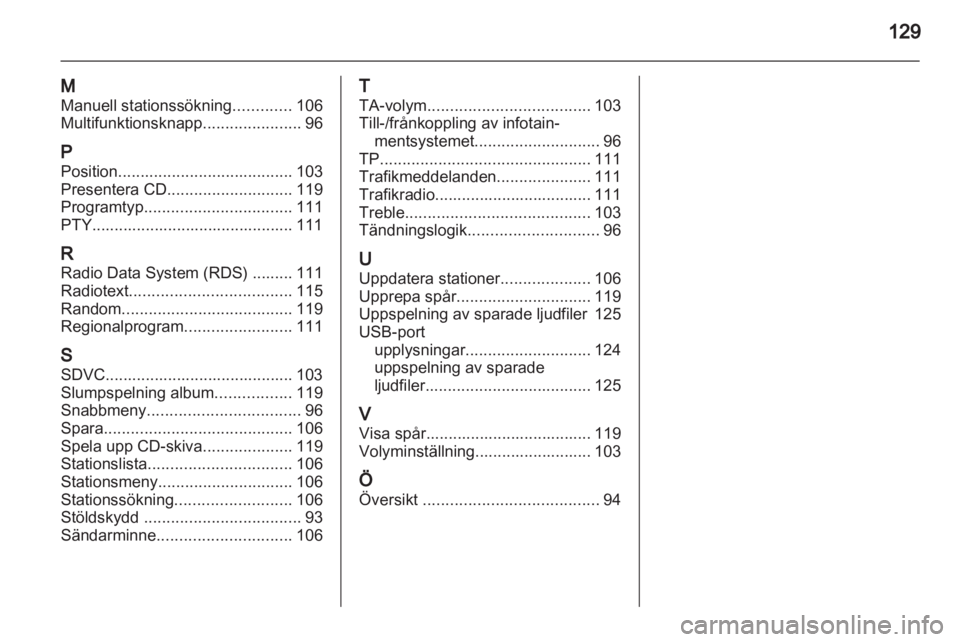 OPEL CORSA 2013  Handbok för infotainmentsystem 