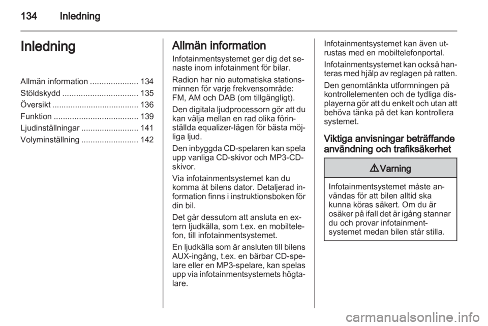 OPEL CORSA 2013  Handbok för infotainmentsystem 
