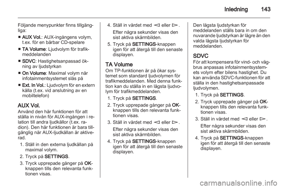 OPEL CORSA 2013  Handbok för infotainmentsystem 
