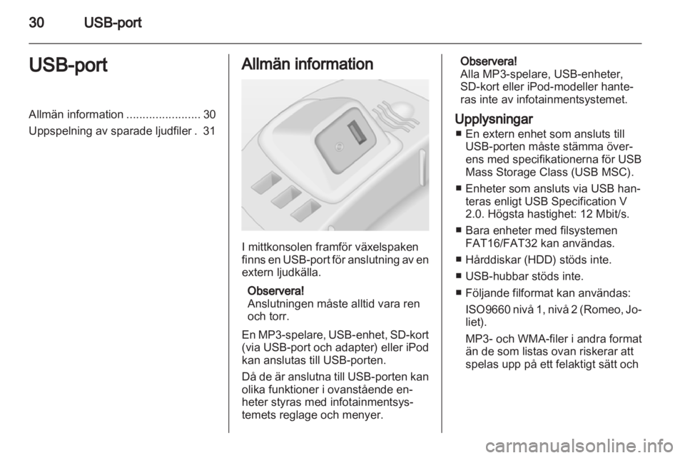 OPEL CORSA 2013  Handbok för infotainmentsystem 