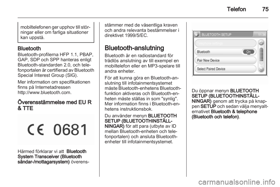 OPEL CORSA 2013  Handbok för infotainmentsystem 