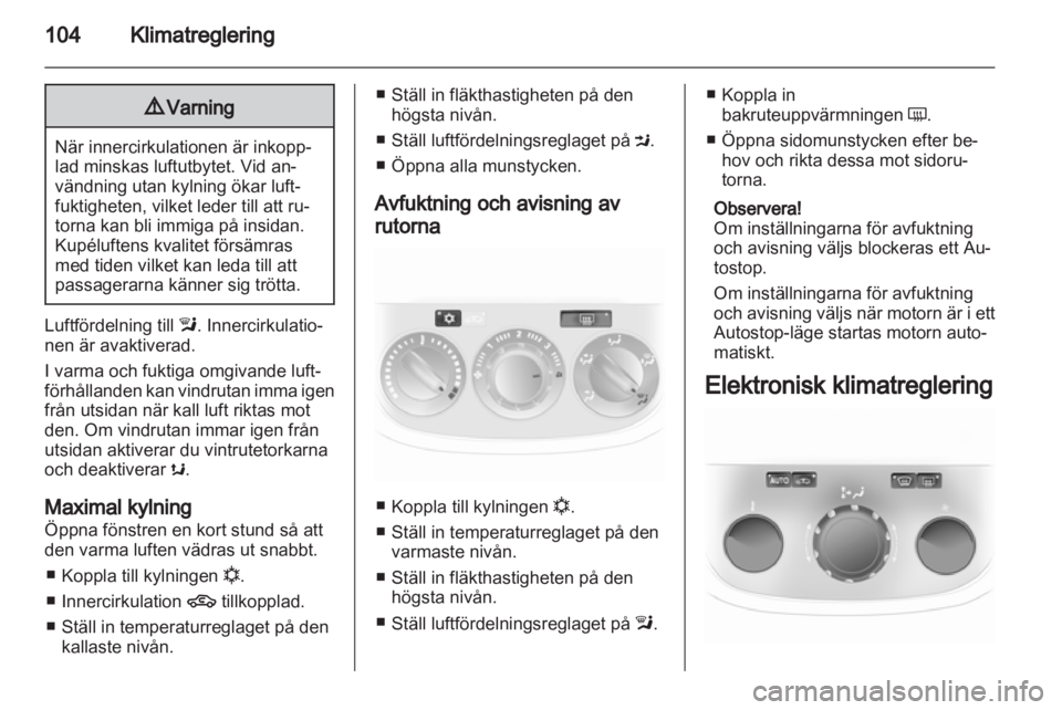 OPEL CORSA 2013  Instruktionsbok 