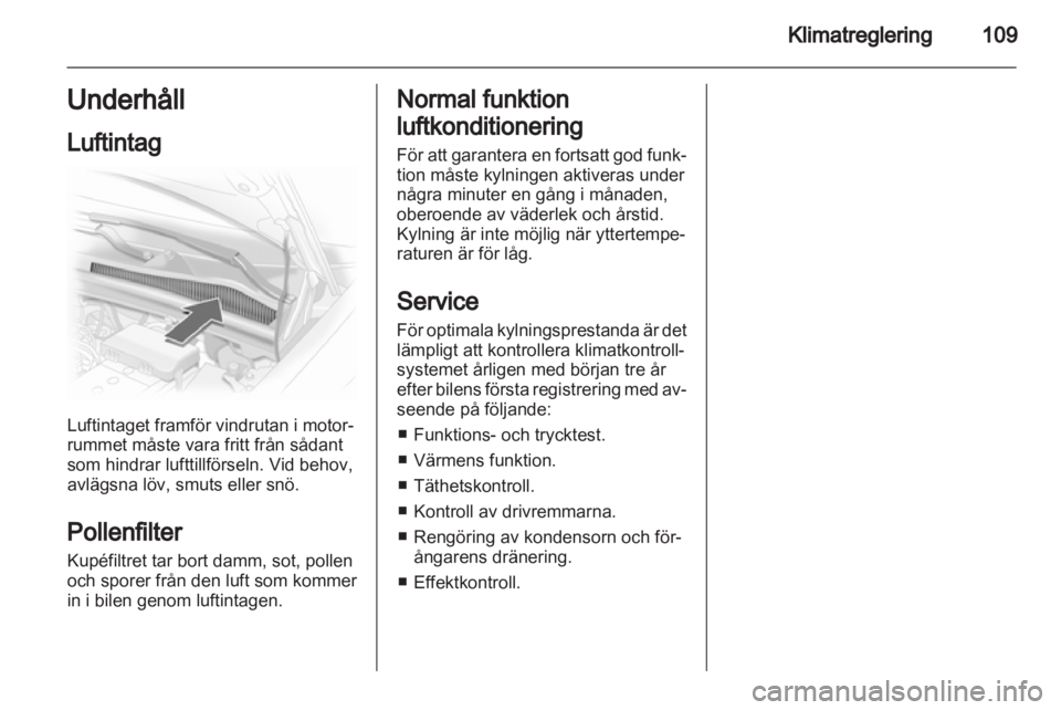 OPEL CORSA 2013  Instruktionsbok 